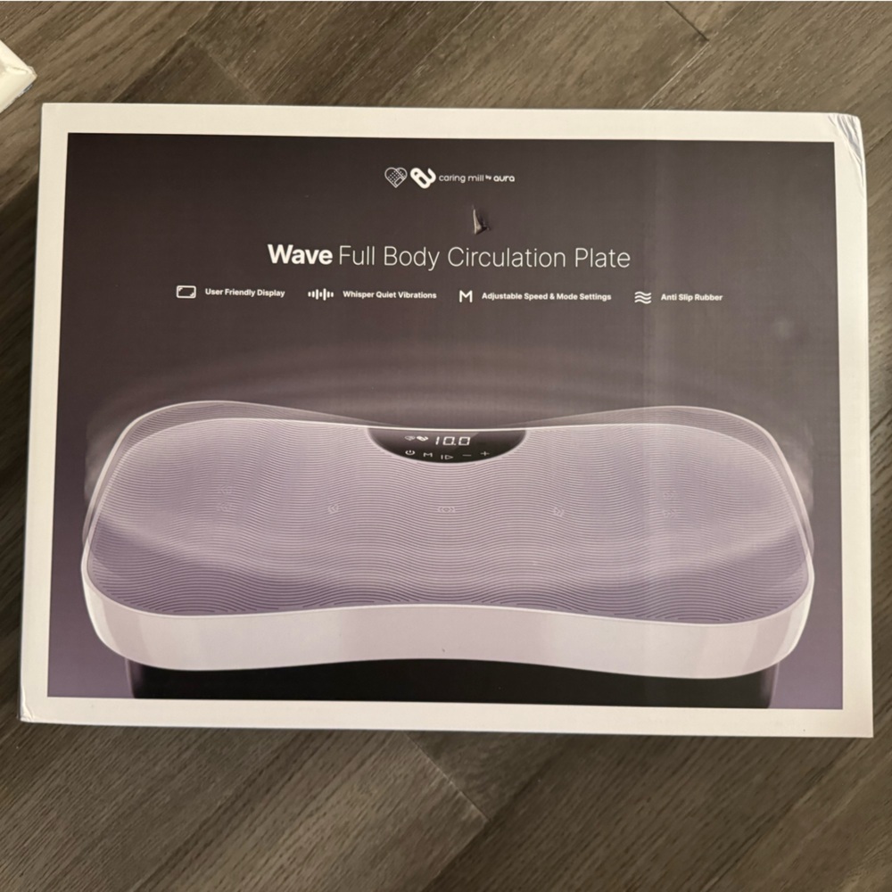 Wave Full Body Circulation Plate - White